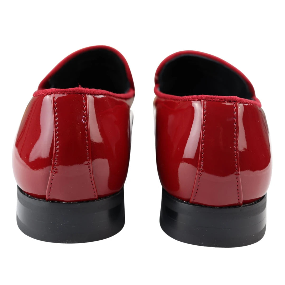 Velvet Moccasin Loafers for Men | Leather Lined Slip-On Formal Shoes.