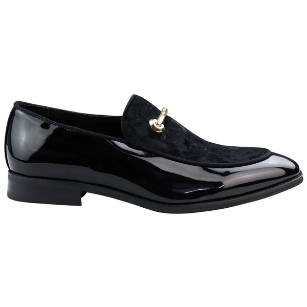 Velvet Moccasin Loafers for Men | Leather Lined Slip-On Formal Shoes.