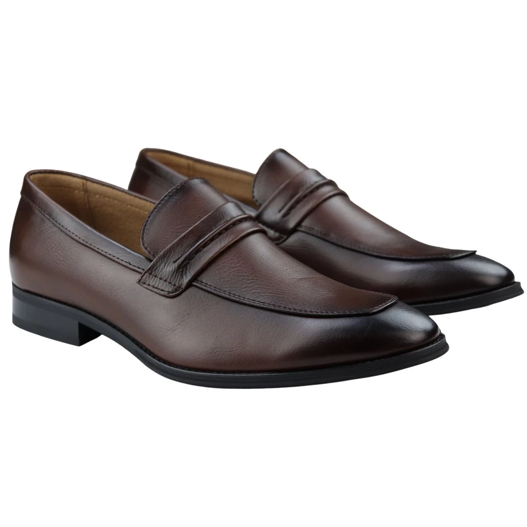 Premium Leather Lined Moccasins | Smart Formal Slip-On Loafers