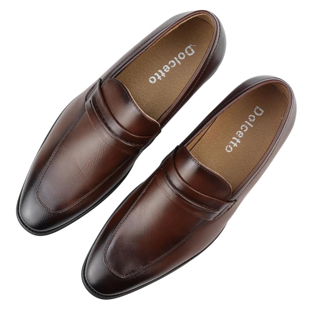 Premium Leather Lined Moccasins | Smart Formal Slip-On Loafers